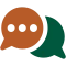 Icon of a speech bubble